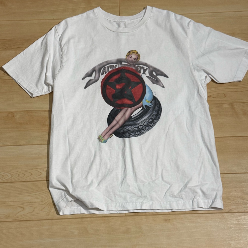 Travis Scott White jack boys 2 tee